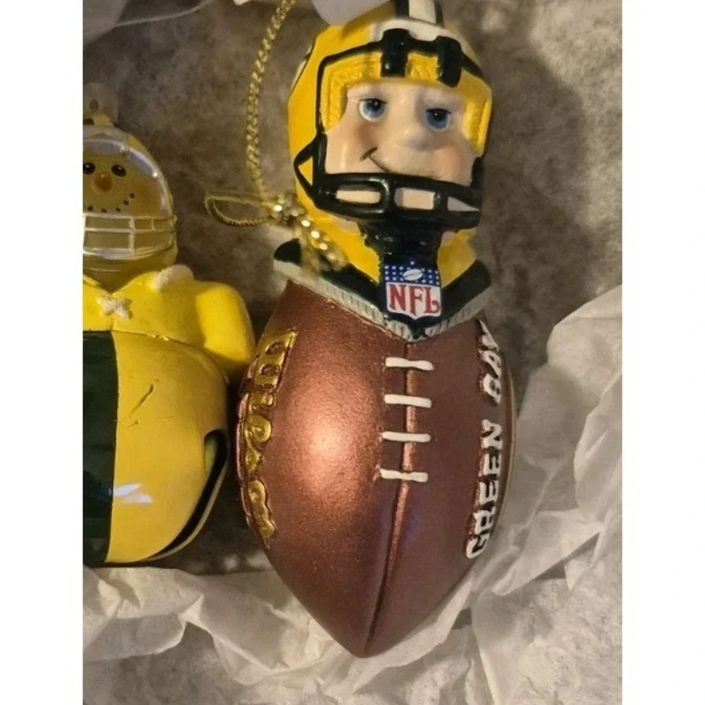 Green Bay Packers Jingle Buddies Ornament Set NFL  Christmas Decor